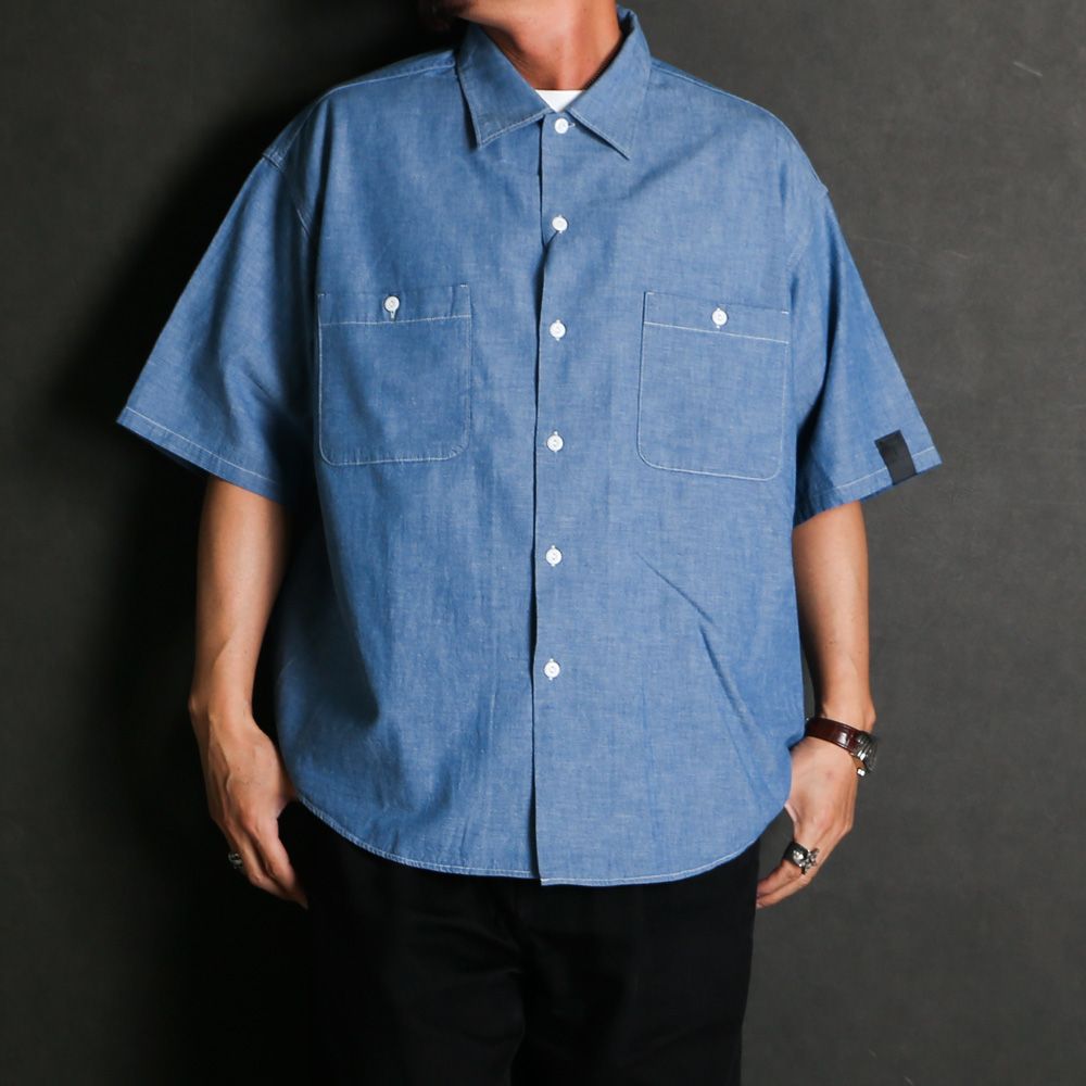 × BIG MAC /  HALF SLEEVE SHIRT - BLUE / 2261-SH60-027