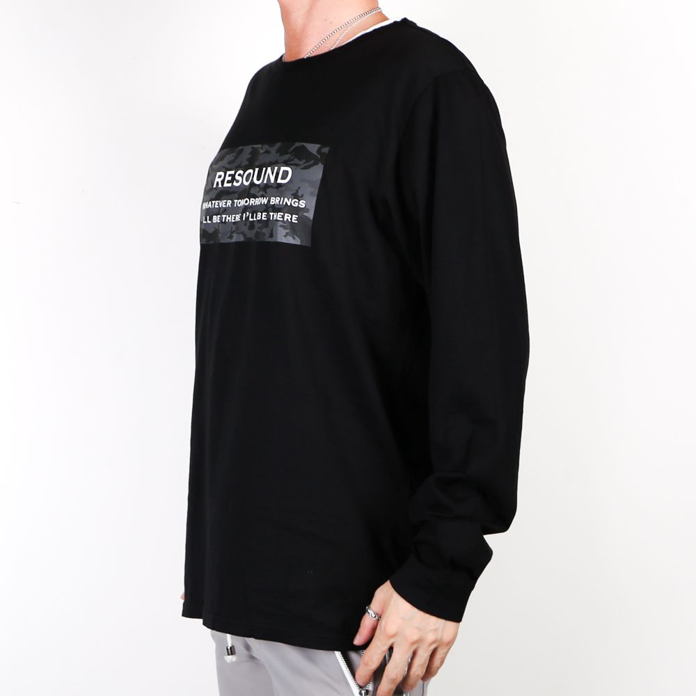 camouflage BOX ROGO LONG TEE / ボックスロゴ ロングスリーブTシャツ / RC17-T-002