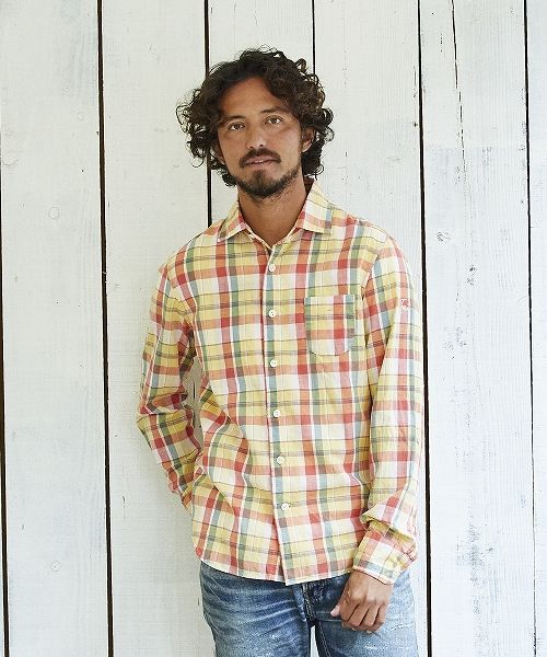 COLLOR OFF C/LI CHECK SHIRTS / チェックシャツ / TSH-S2104