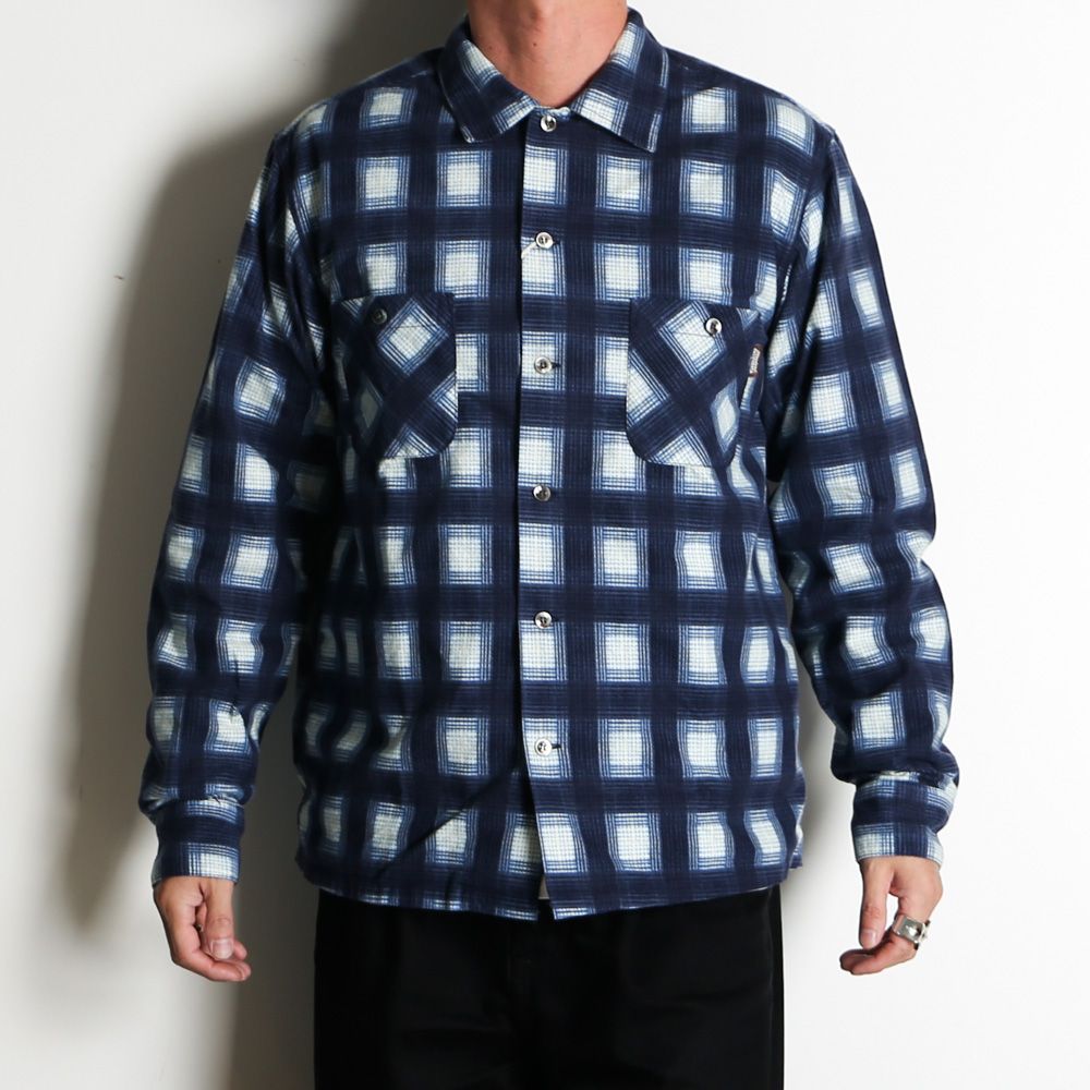 SD Print Flannel Check Shirt / フランネルシャツ / SHOLC300