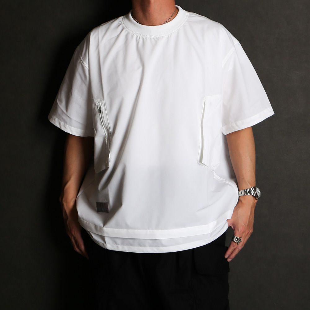 THE DEFORMED S/S PULLOVER WITH UTILITY POCKETS - WHITE / 2501006