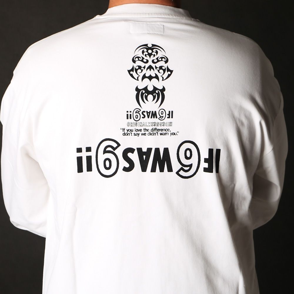 " HIDEANDSEEK × Toru Nishiura " / The H&S L/S Tee - WHT / Tシャツ / H30th-091426