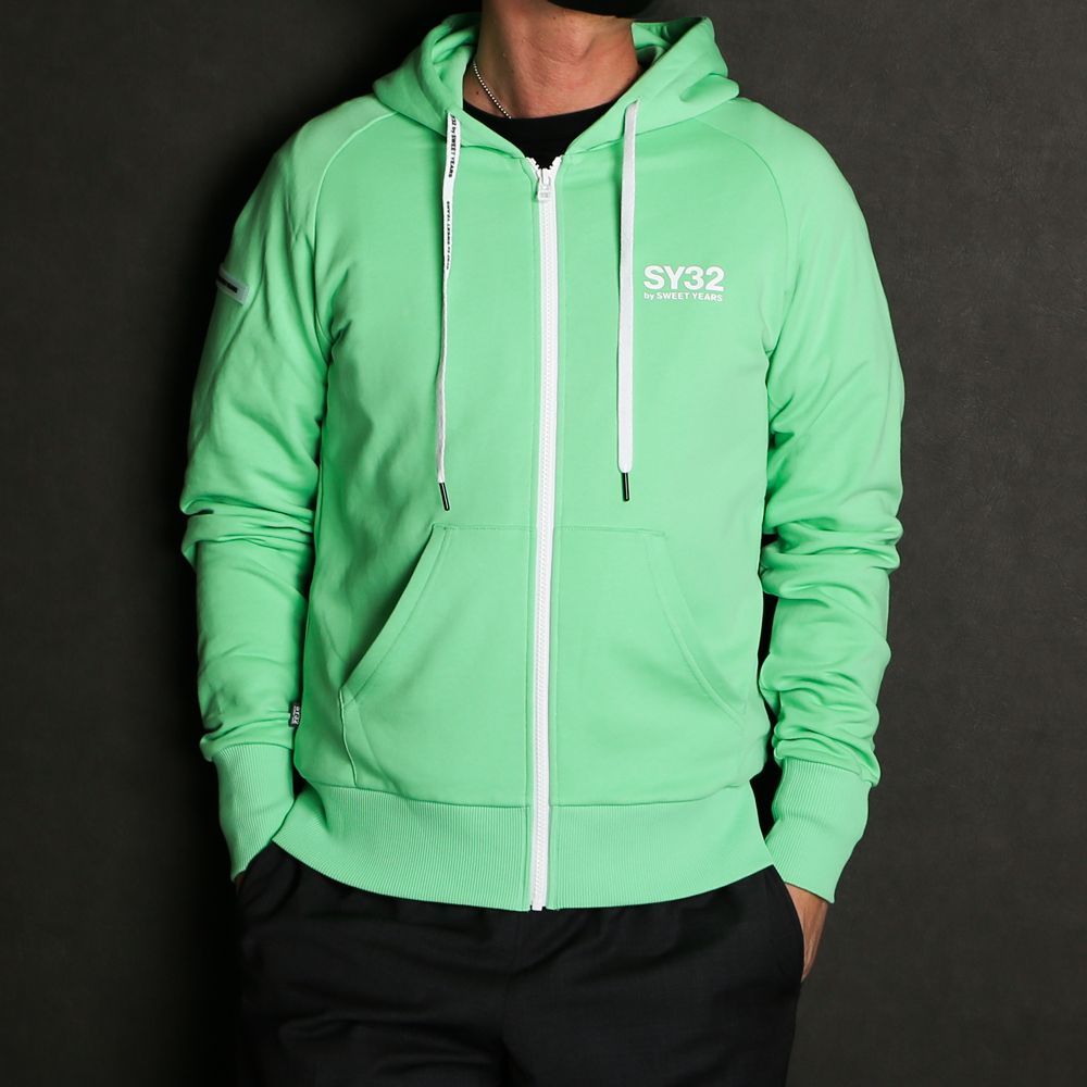 【ラスト1点-サイズM】 FLASH COLOR ZIP HOODIE / ジップアップ パーカー / 12004