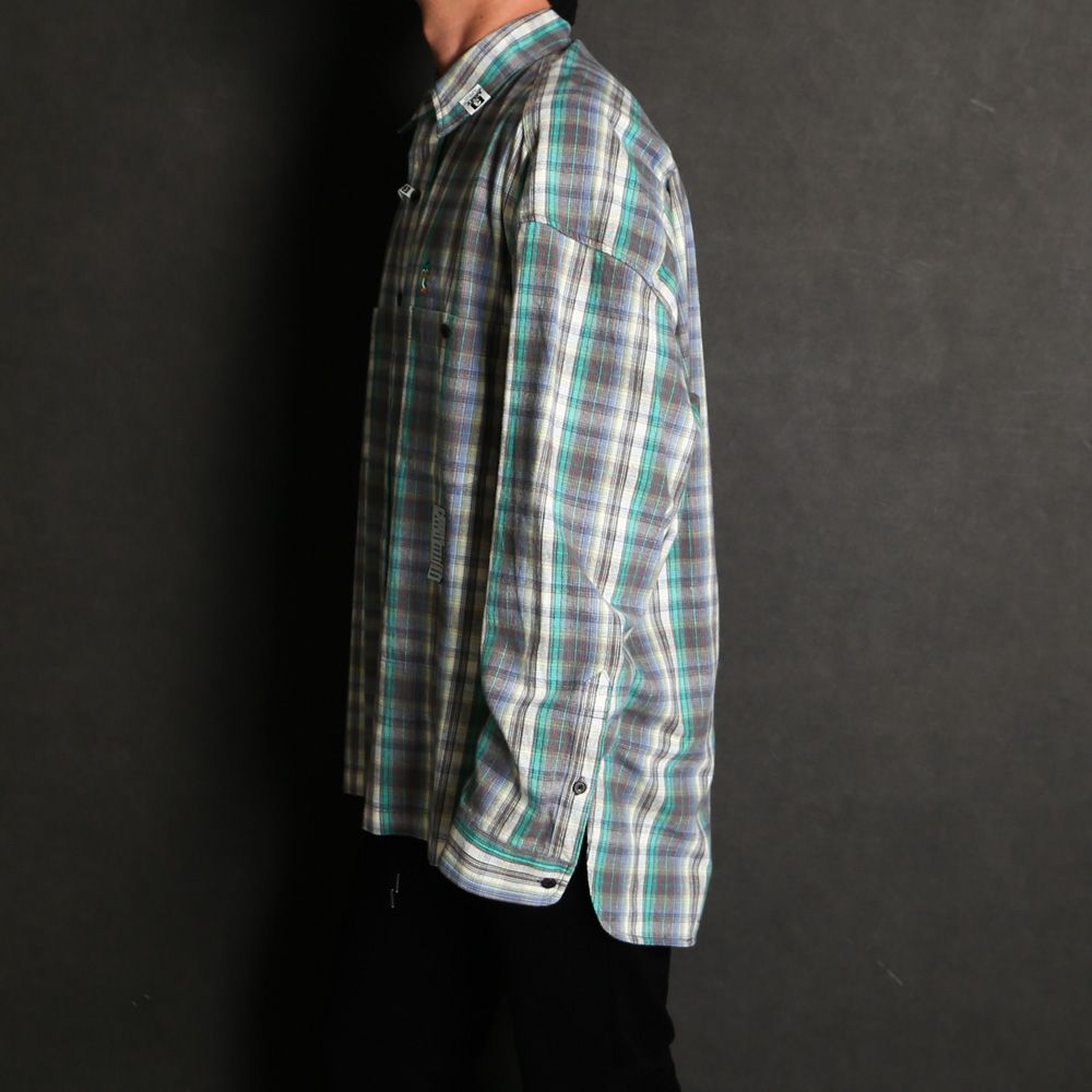 Check Long Sleeve Shirt - Green / チェック ロングスリーブ シャツ / J17SH186