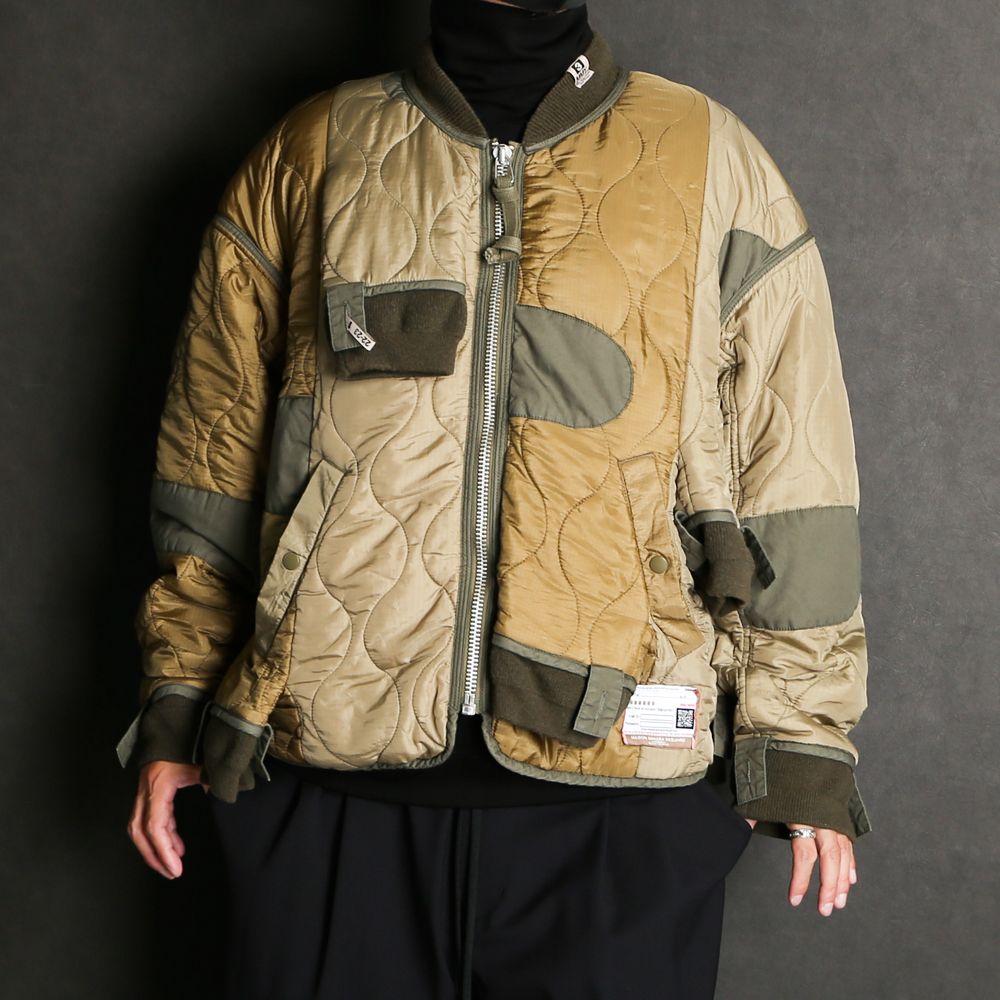 Maison MIHARA YASUHIRO - Sleeve Docking Quilting Blouson ...