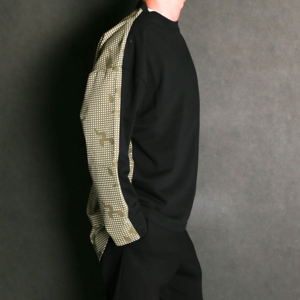 LONG SLEEVE T-SHIRT / REBEL FABRIC by UNDERCOVER / 2212-CS13-018 peg