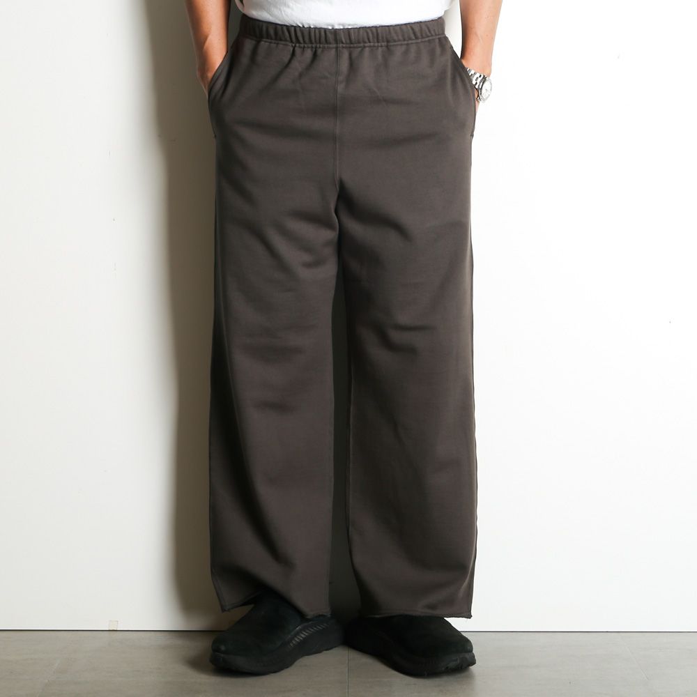 GYM PANTS - CHARCOAL / オーガニックコットンヘビー吊裏毛 - ジムパンツ / A25D03PT01C