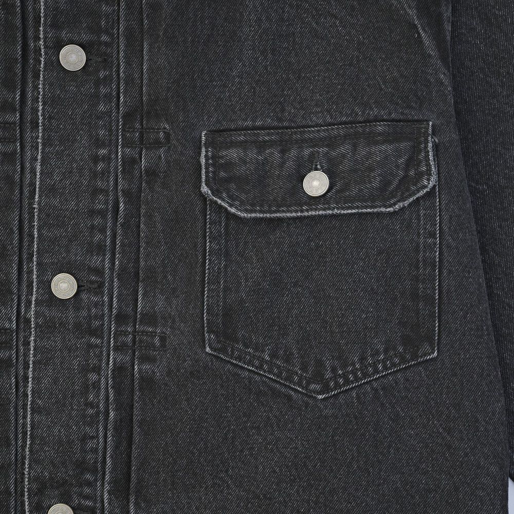 ×HAGUN / 2ND TYPE LAGE TRACKER JACKET - BLACK / デニムジャケット / VTM-25-O-108