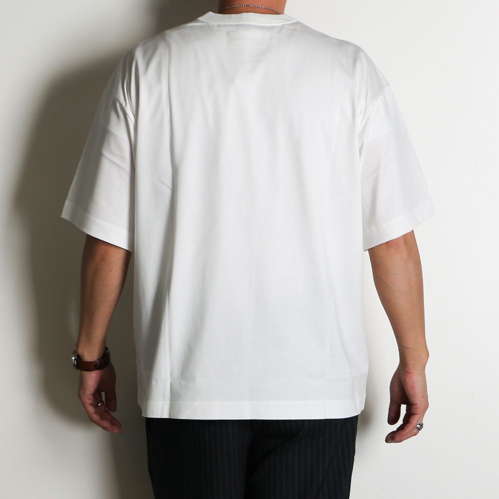 COMFORT FIT Tee - WHITE / オーガニックGIZA 80/3 天竺 サバイバルクロス® - コンフォートフィットTee / A26A19CS02B