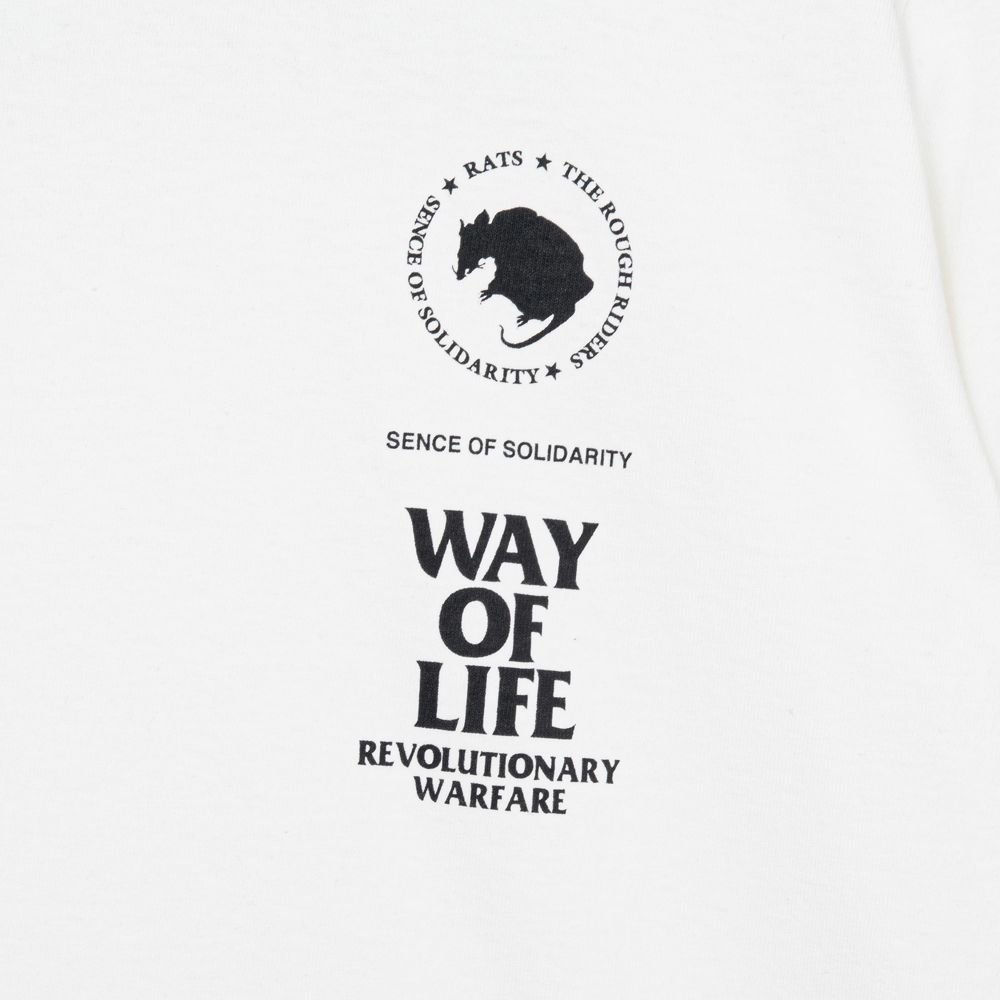 MC L/S TEE - WHITE / ロングスリーブ Tシャツ / 26'RTC-0802