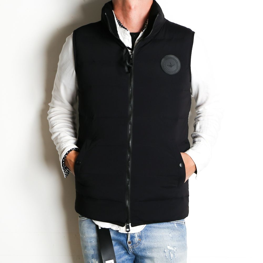 BIG LOGO INNER COTTON VEST / バックロゴ 中綿ベスト / USO-21068