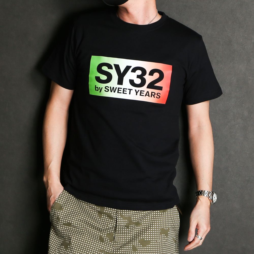 SY32 by SWEET YEARS - FLASH COLOR BOX LOGO TEE / Tシャツ / 12039J ...