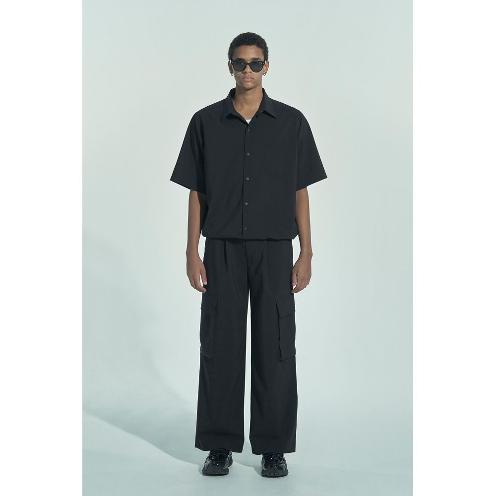 BUGGY CARGO SLACKS - BLACK / バギーカーゴスラックス / VTM-26-P-002