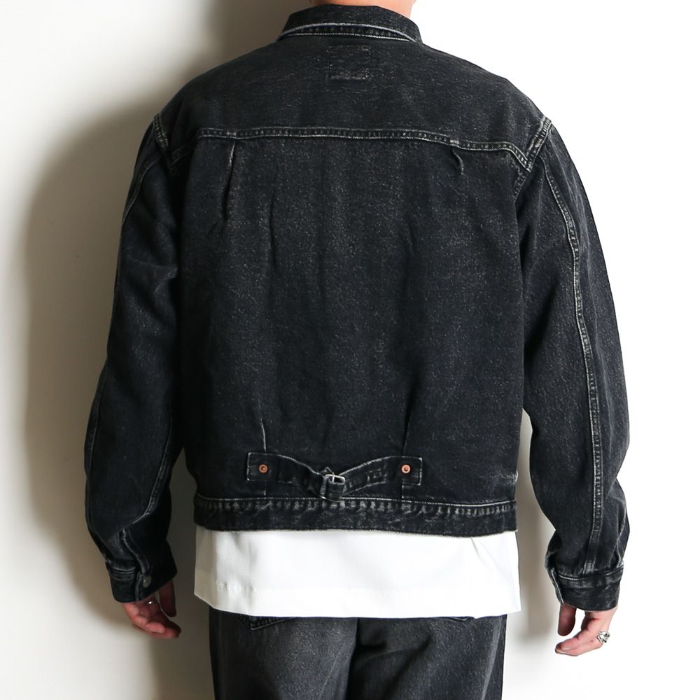 ×HAGUN / 2ND TYPE LAGE TRACKER JACKET - BLACK / デニムジャケット / VTM-25-O-108