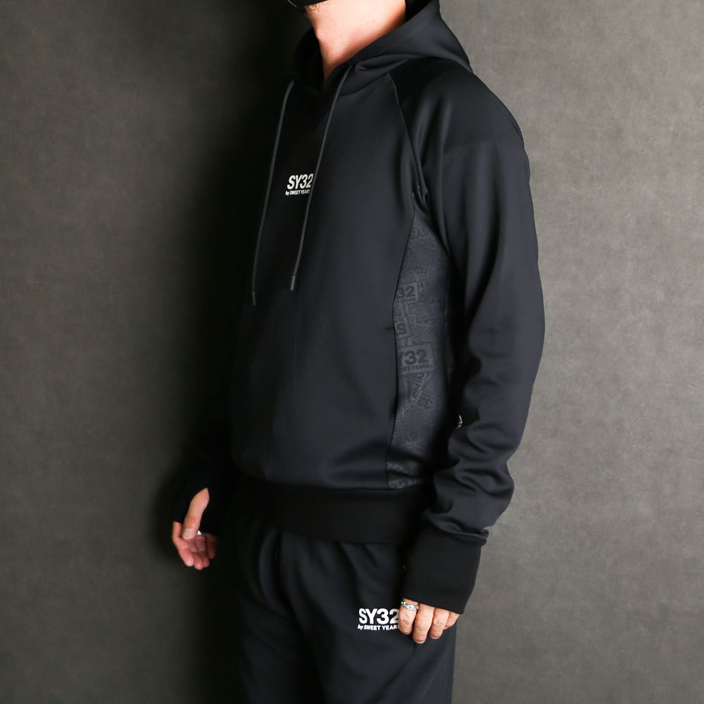 DOUBLE KNIT EMBOSS LOGO P/O HOODIE / プルオーバー フーディー / 12562