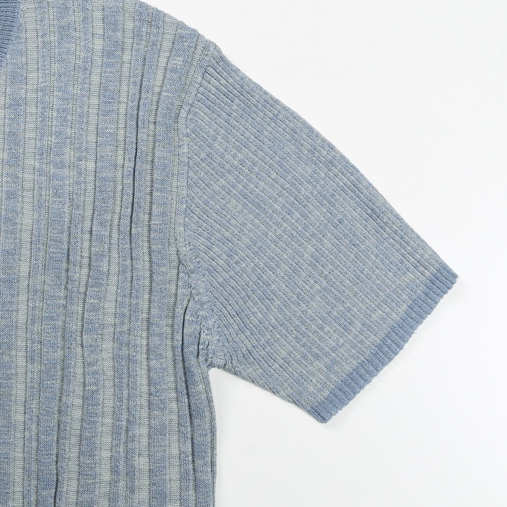 "RIB KNIT" T-SHIRTS / サマーニット Tシャツ / TA23SS-KN150