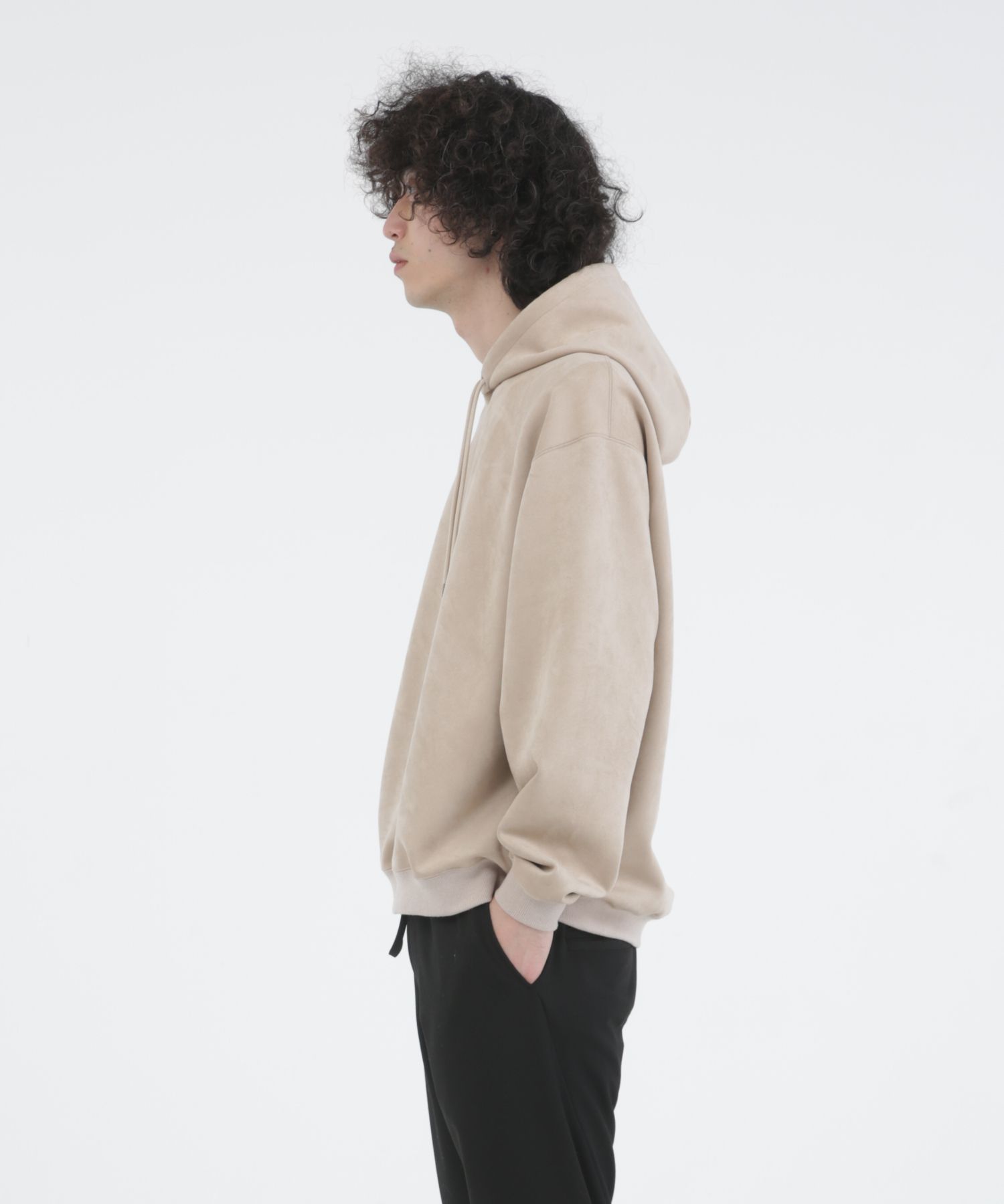 TECH KNIT SUEDE HOODIE / ダンボールスエード フーディー / 178203