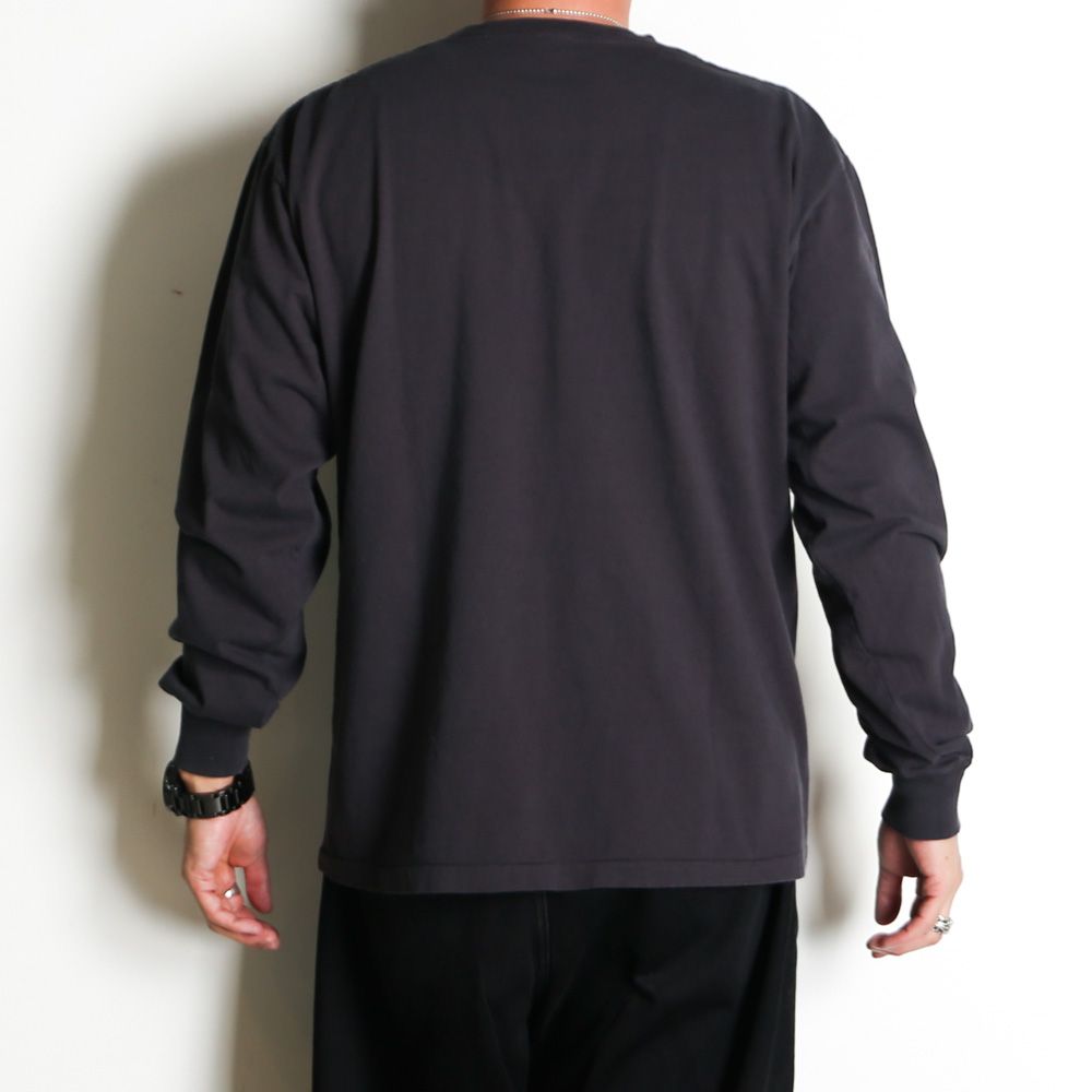 SD US Cotton Logo LS T - BLACK / Tシャツ / TSOLD120