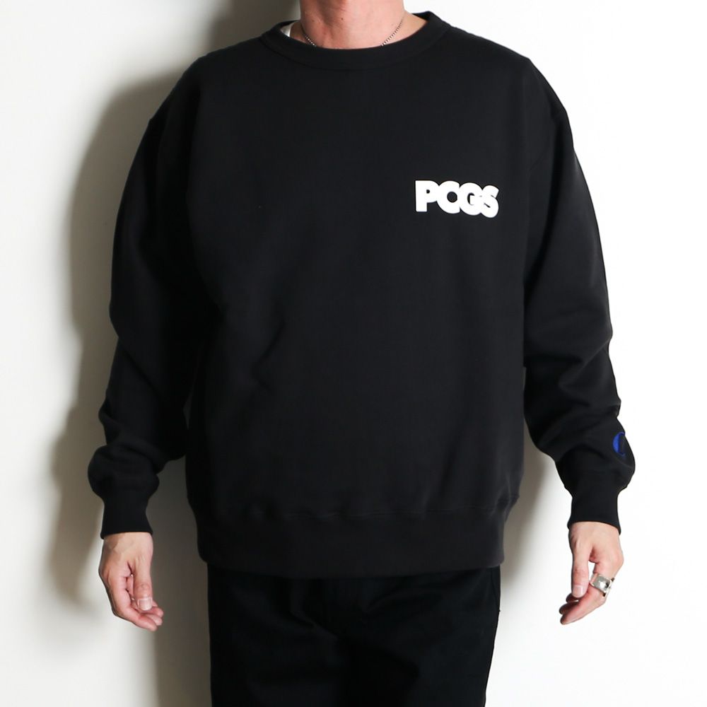 PCGS SQUARE SWEAT - BLACK / スウェット