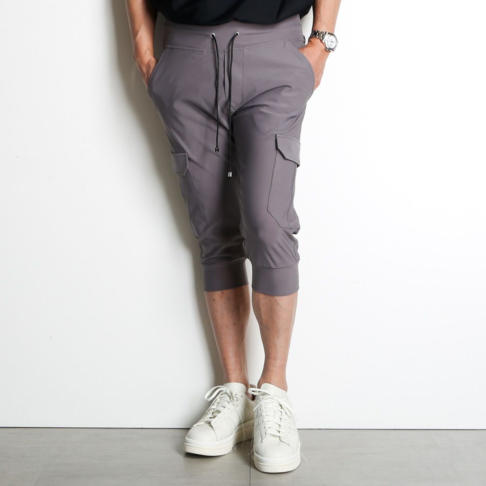 RESOUND CLOTHING - cargo cropped PT - BLACK / カーゴ RESOUND CLOTHING - cargo cropped PT - BLACK / カーゴ
