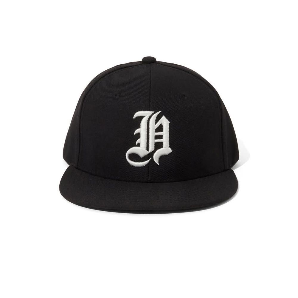 H-Baseball CAP - BLK×WHT / ベースボールキャップ / HG-041226