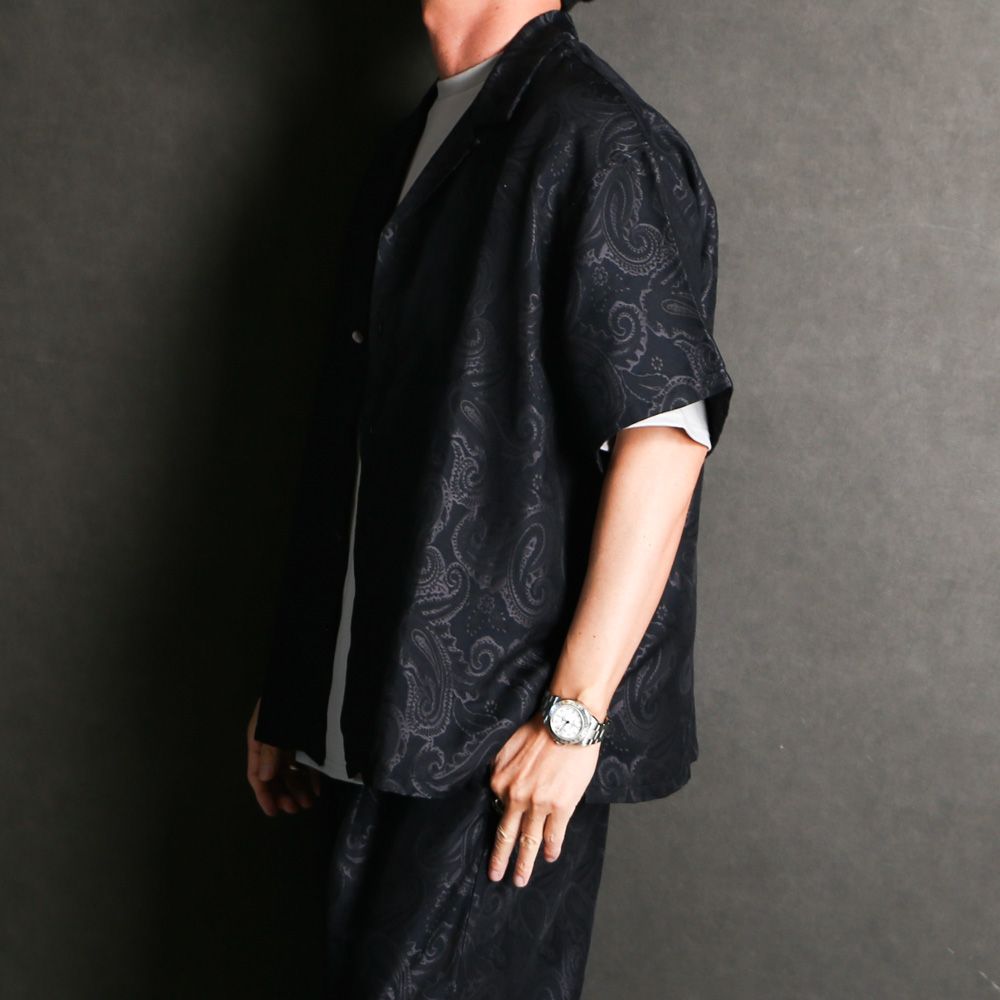 Aloha shirt - Paisley jacquard / アロハシャツ - ペイズリー ジャガード / SN-557