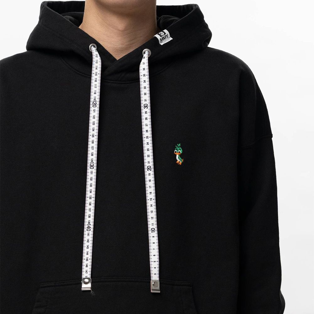 Leon Embroidery Hoodie - BLACK / レオン エンブロイダリー フーディー / J16HD791