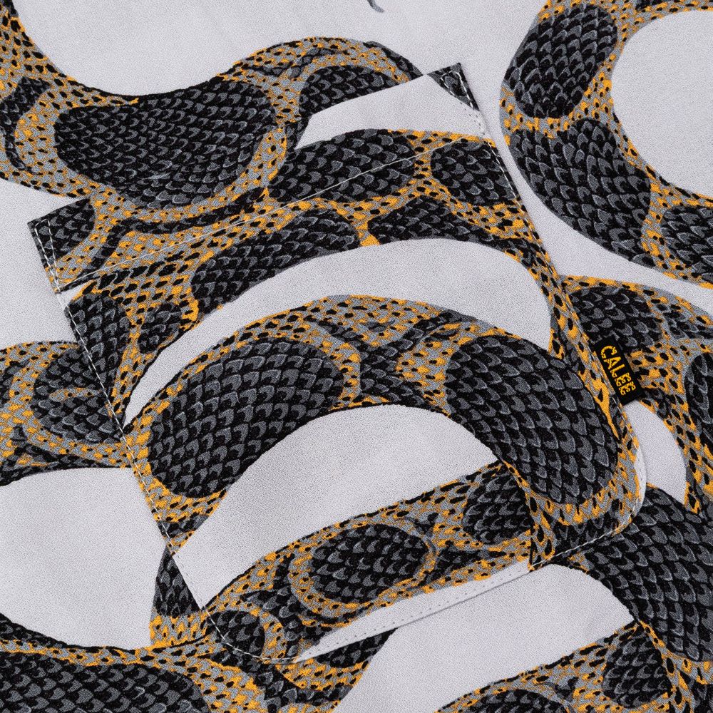 ALLOVER SNAKE PATTERN S/S SH / スネークパターン オープンカラーシャツ / CL-26SS007ULT