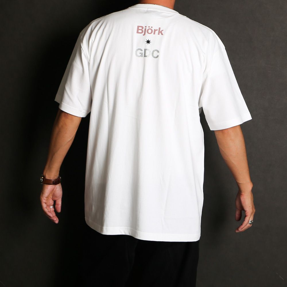 【Bjork by Kevin Cummins×GDC】 Color Tee - WHITE / Tシャツ / GD0583