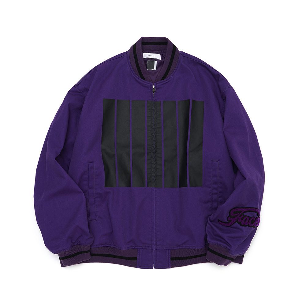 FACETASM - × DICKIES / 7 BARS STADIUM JACKET - PURPLE
