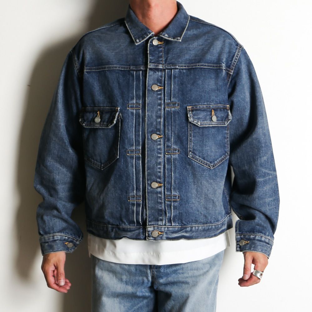 ×HAGUN / 2ND TYPE LAGE TRACKER JACKET - BLUE / デニムジャケット / VTM-25-O-108