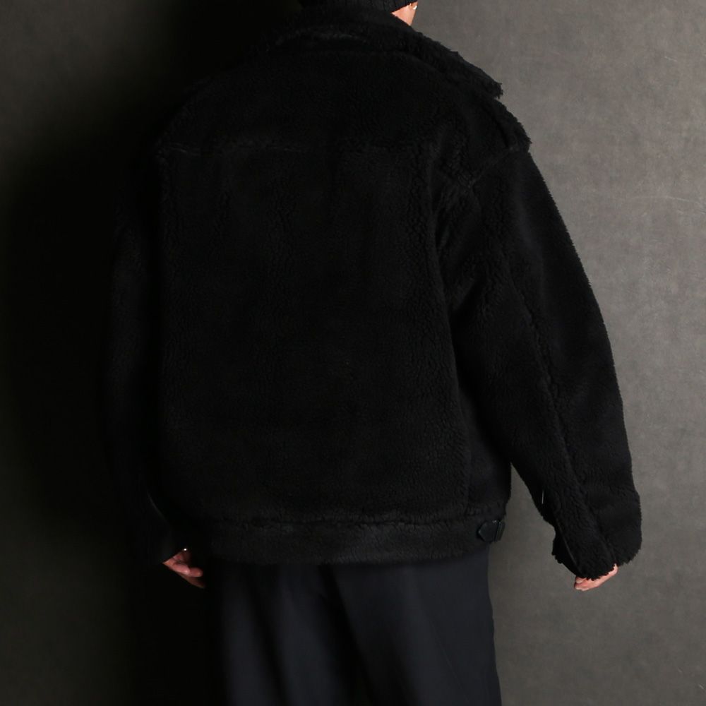 NEIGHBORHOOD x DELUXE BOA JKT - BLACK / 23ADNH5000 