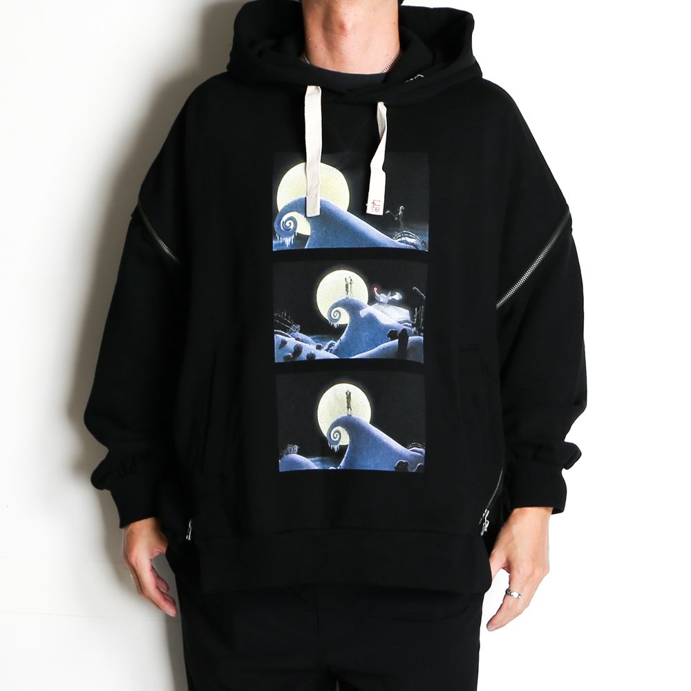 NIGHTMARE BEFORE CHRISTMAS ZIPPER HOODIE ROMANTIC / ジップパーカー / MIMI-SW-U08