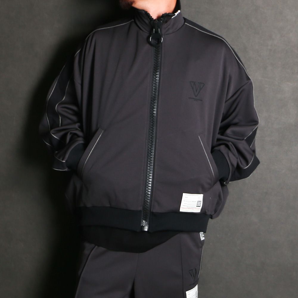 【ラスト1点-サイズ46】 Wide Back Track Jacket - BLACK / ワイドバック トラックジャケット / A17JK561