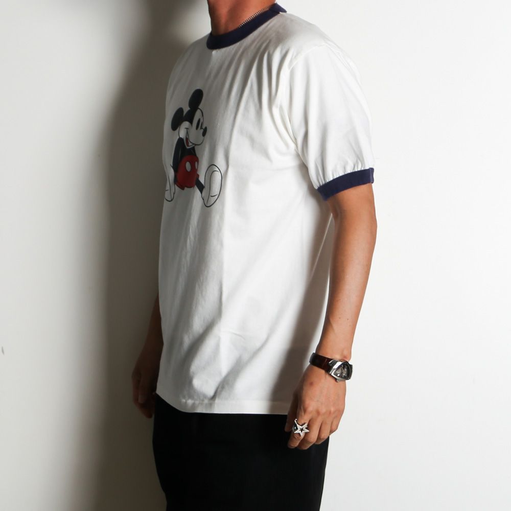 Disney / SD Ringer T - White × Navy / Tシャツ / TSOSJ110