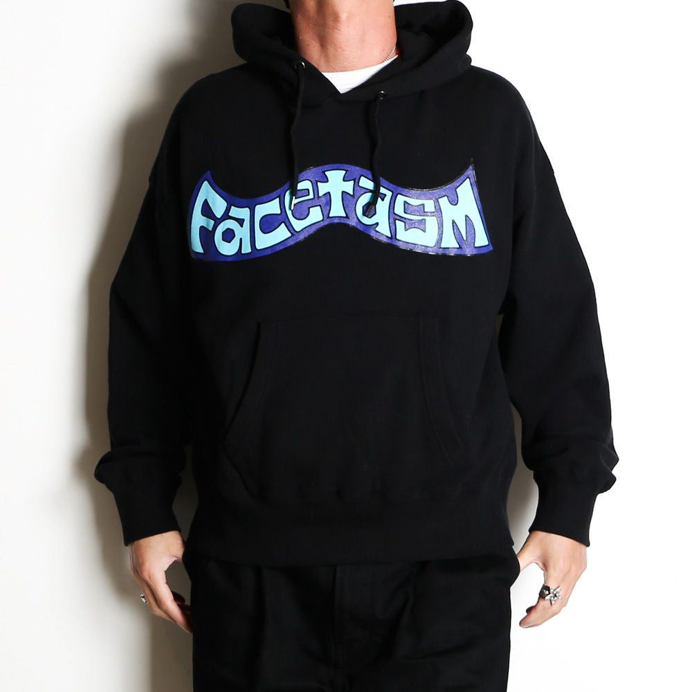 FACETASM - 90s GRAPHIC HOODIE - BLACK / グラフィック