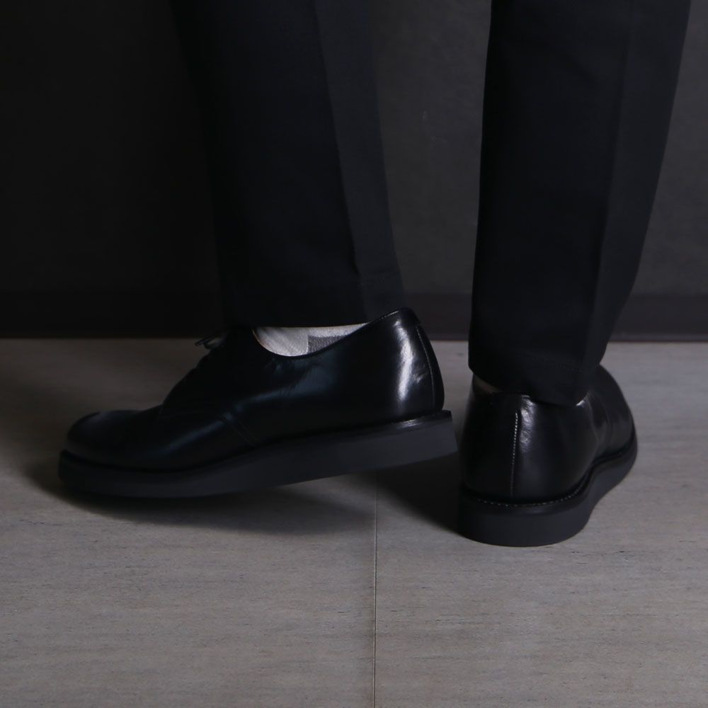 Leather Officer Shoes - BLK / MGK-009