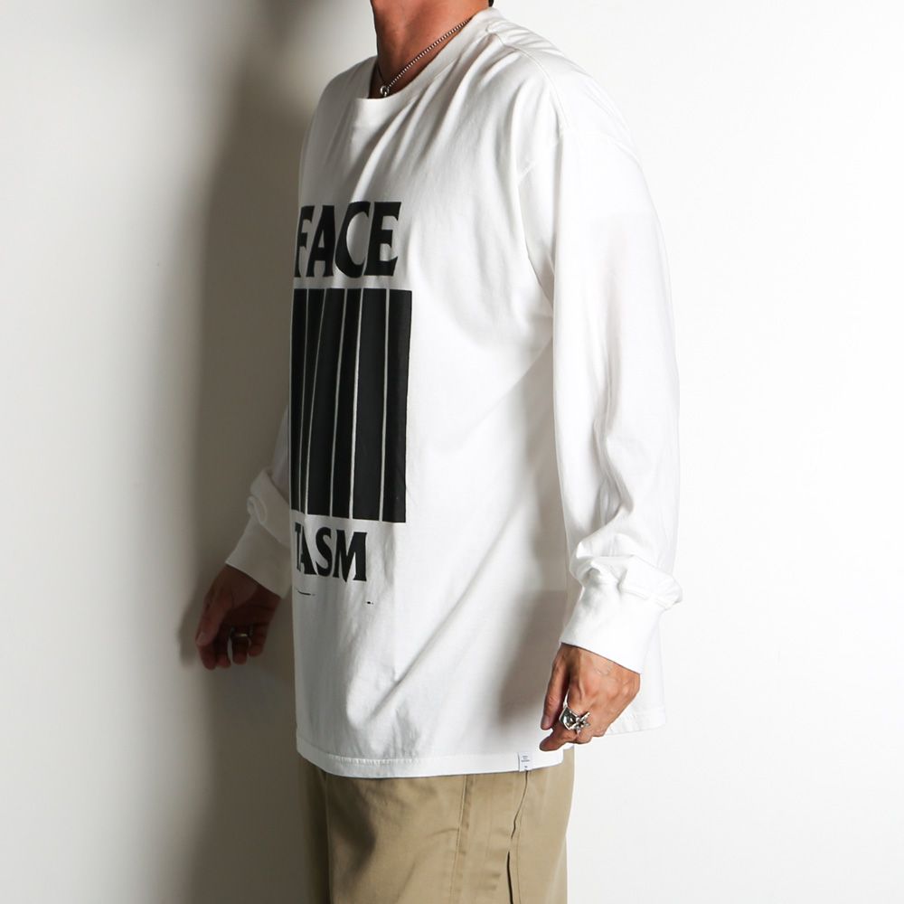 FACETASM - 7 BARS LONG SLEEVE TEE - BLACK / グラフィック T