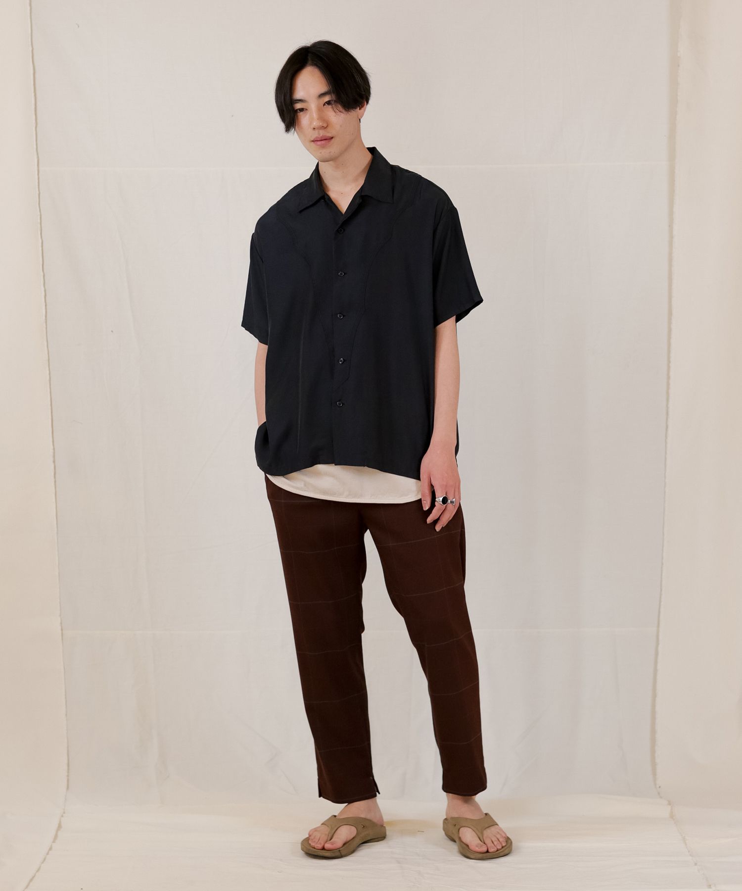 CU TWILL WESTERN H/S SH / ウエスタンヨーク シャツ / 379115