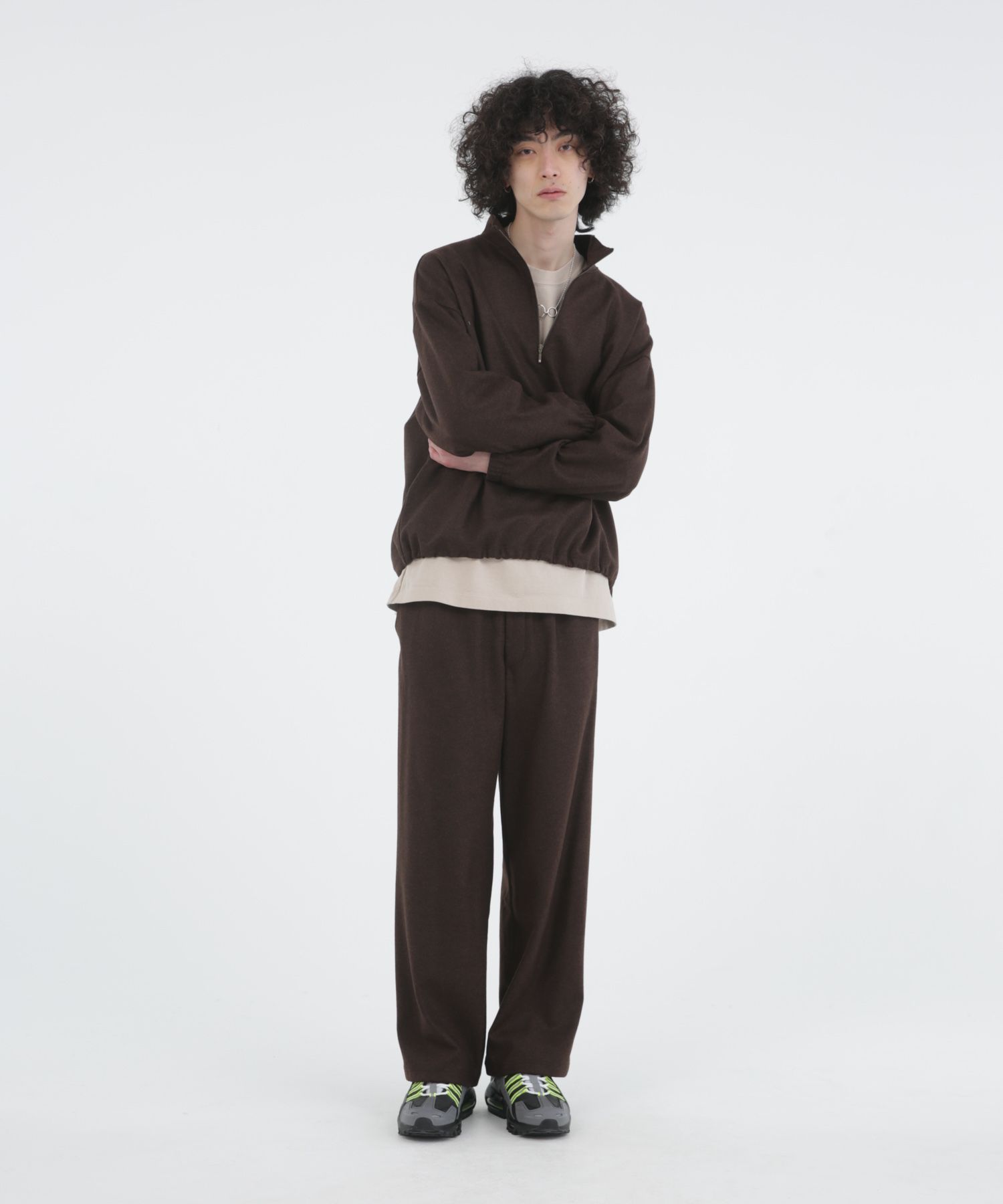 DOUBLE FACE JERSEY HALF ZIP / ハーフジップ プルオーバー / 178204