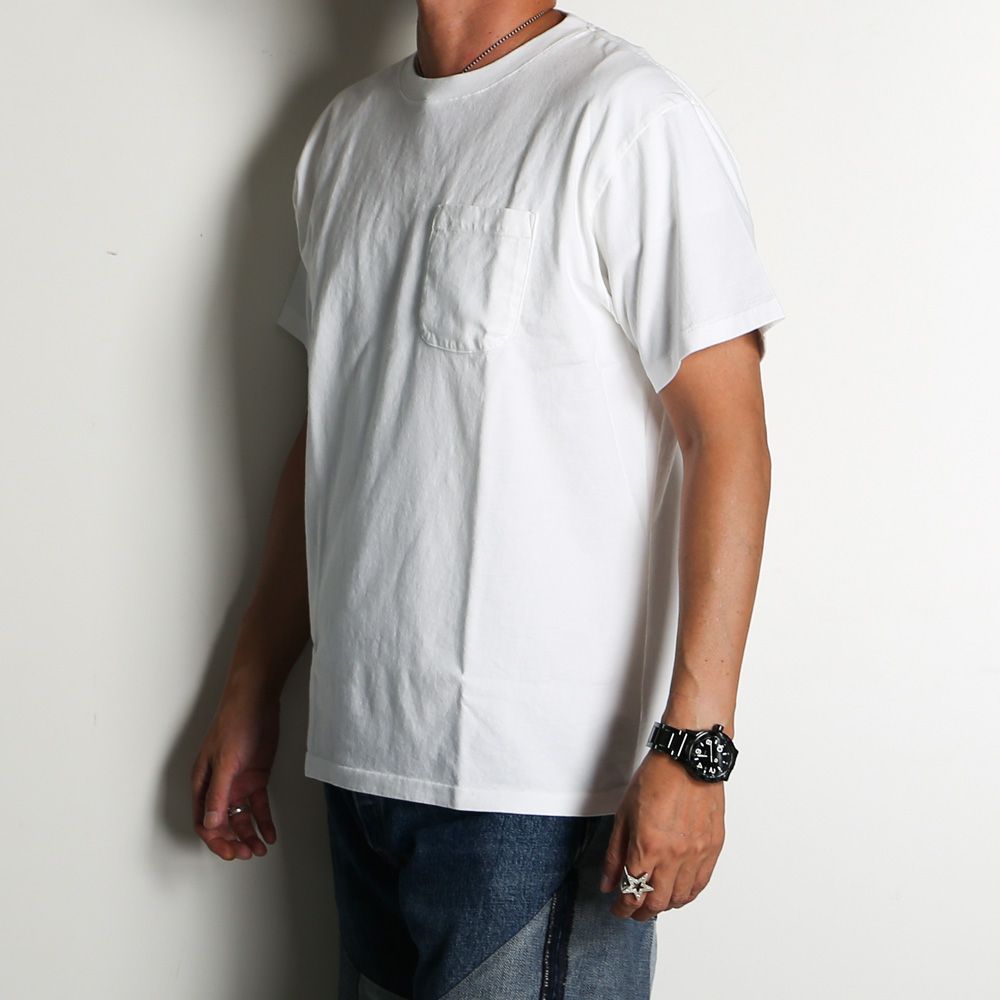 SD US Cotton Pocket T Vintage Wash - White / Tシャツ / TSOAB100