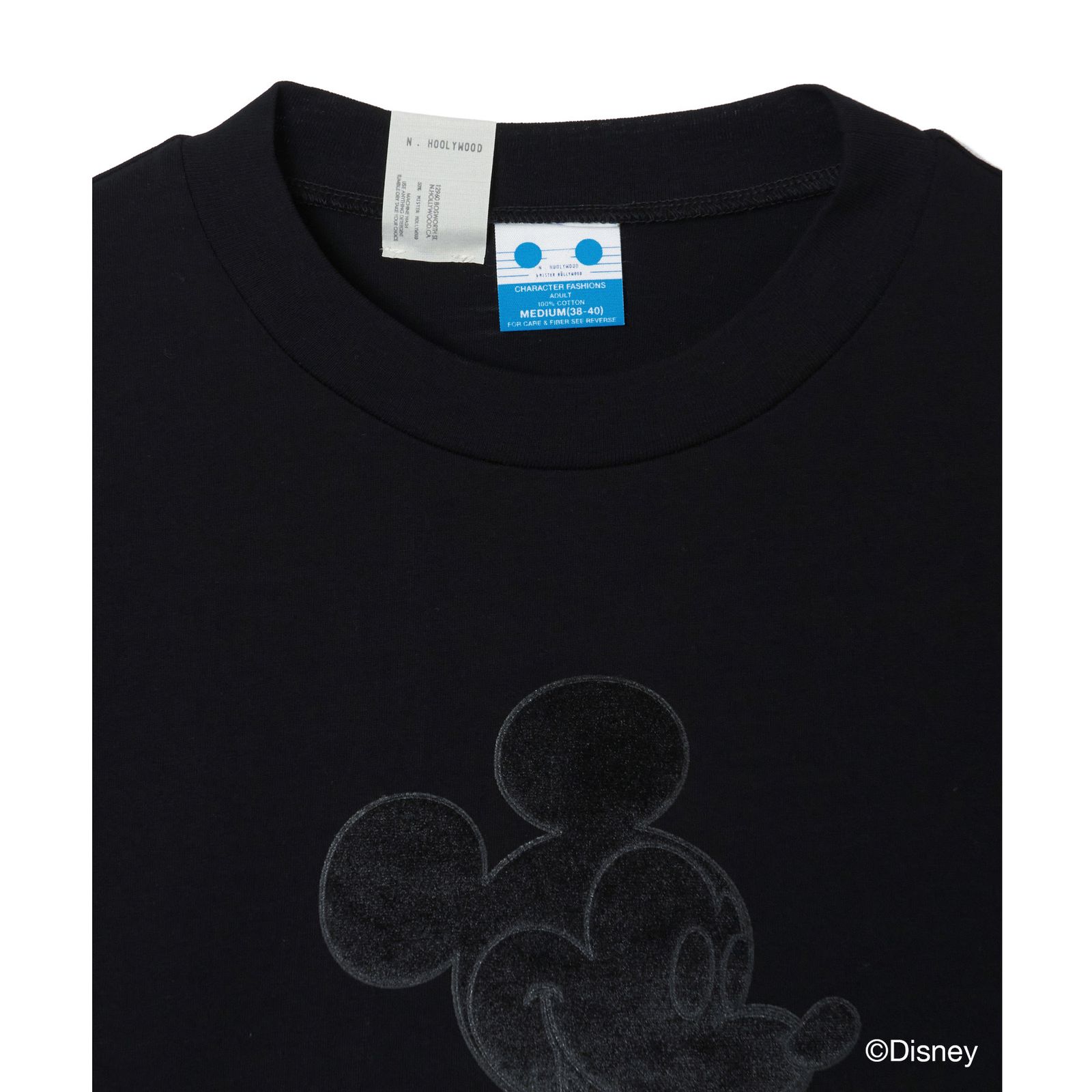 Mickey Mouse T-SHIRT - BLACK / 1244-CS01-001 pieces