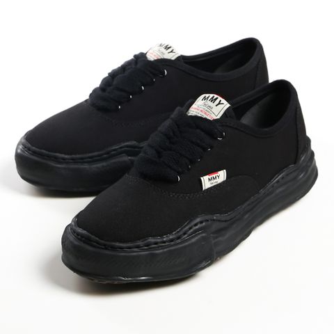 "BAKER" original sole lowcut sneaker - BLACK × BLACK / A02FW704