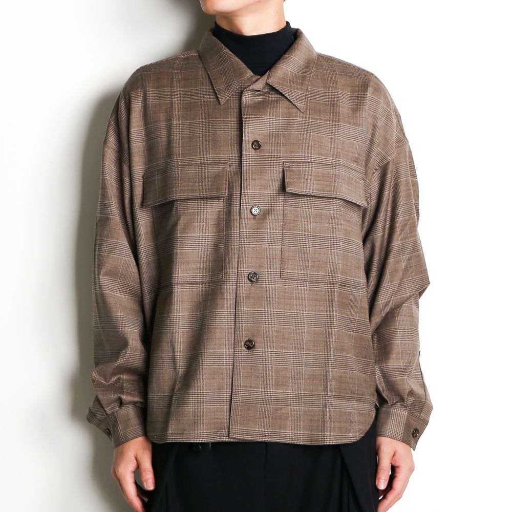 CPO shirt jacket - Wool check / CPO シャツジャケット / SN-348 - S