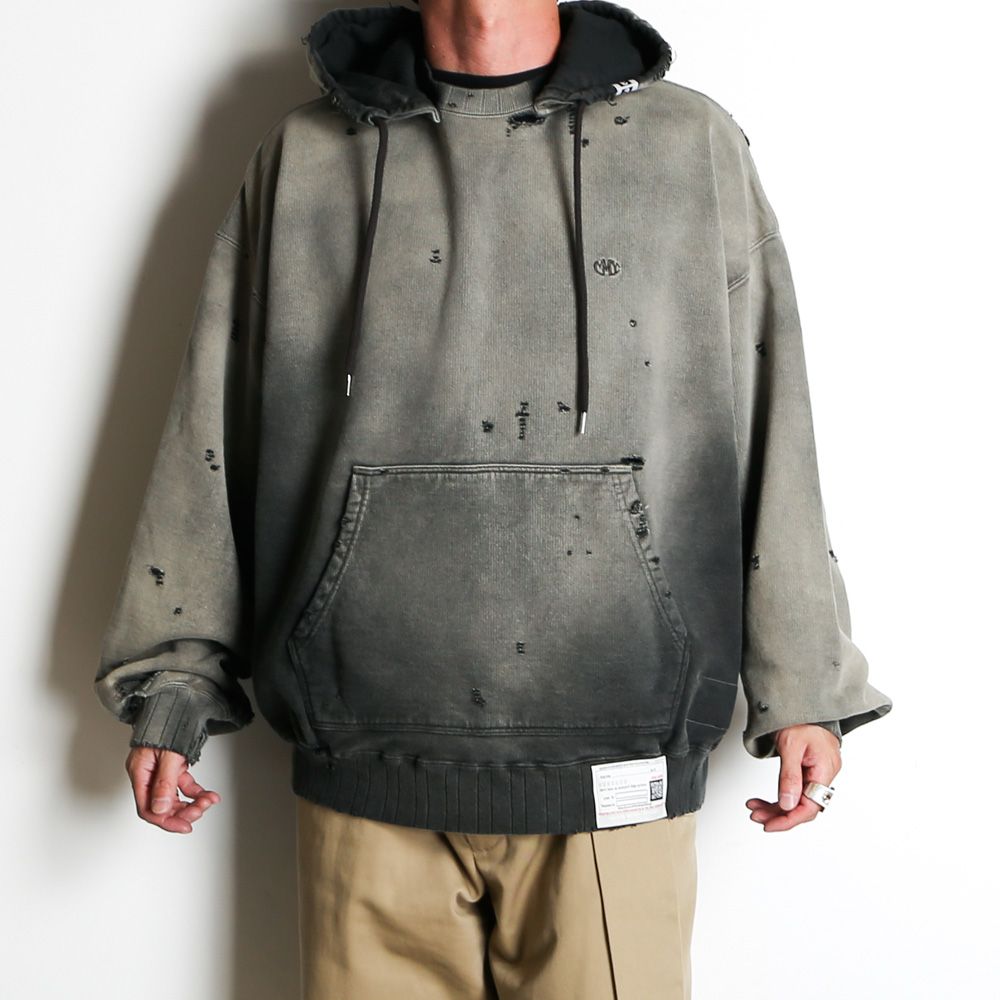 Maison MIHARA YASUHIRO - Sun Faded Hoodie - BLACK / プルオーバー パーカー / A12HD541  | chemical conbination