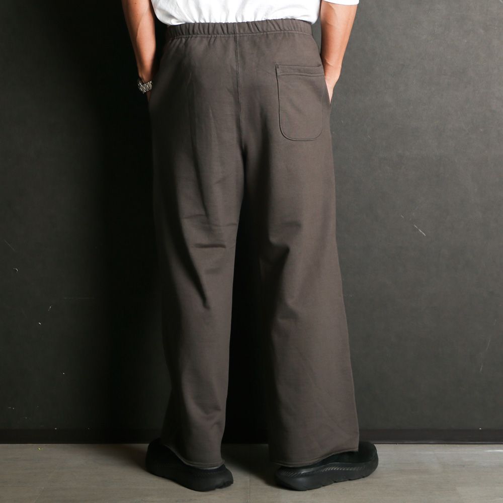 GYM PANTS - CHARCOAL / オーガニックコットンヘビー吊裏毛 - ジムパンツ / A25D03PT01C