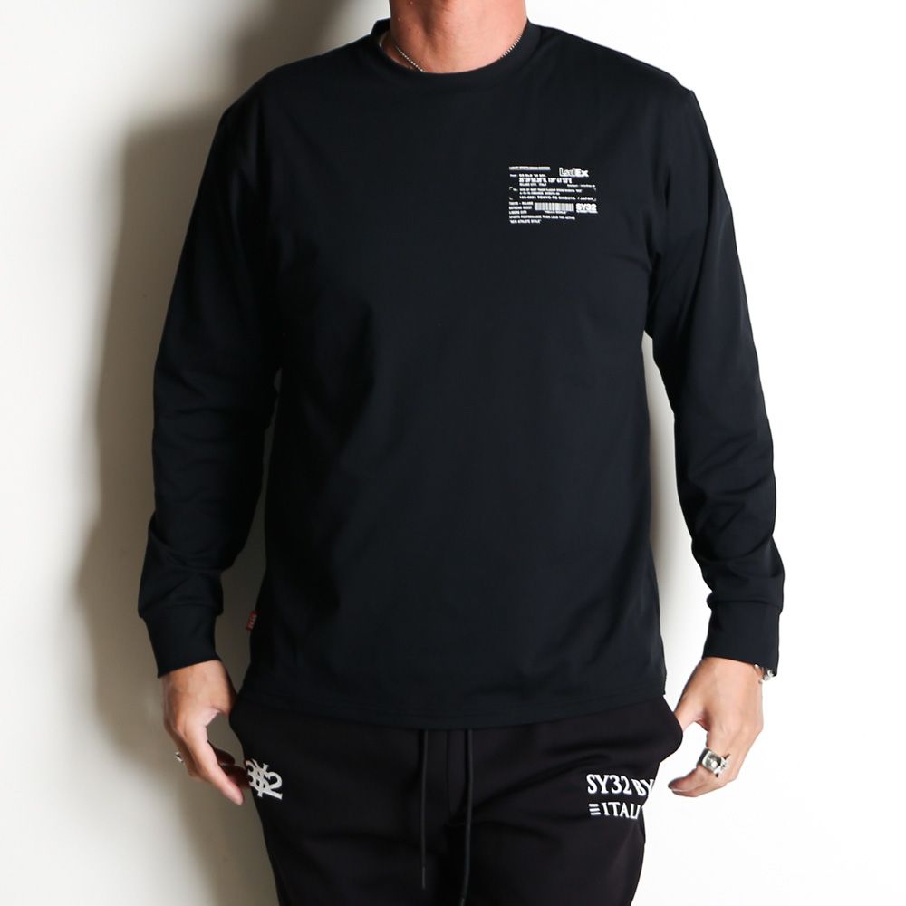 ICON GRAPHIC L/S TEE - BLACK / グラフィックTシャツ / 15045