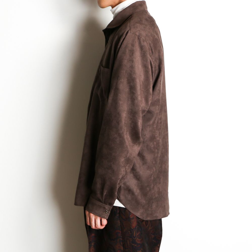 ECO SUEDE SH / エコスエード プレーンシャツ / 379207