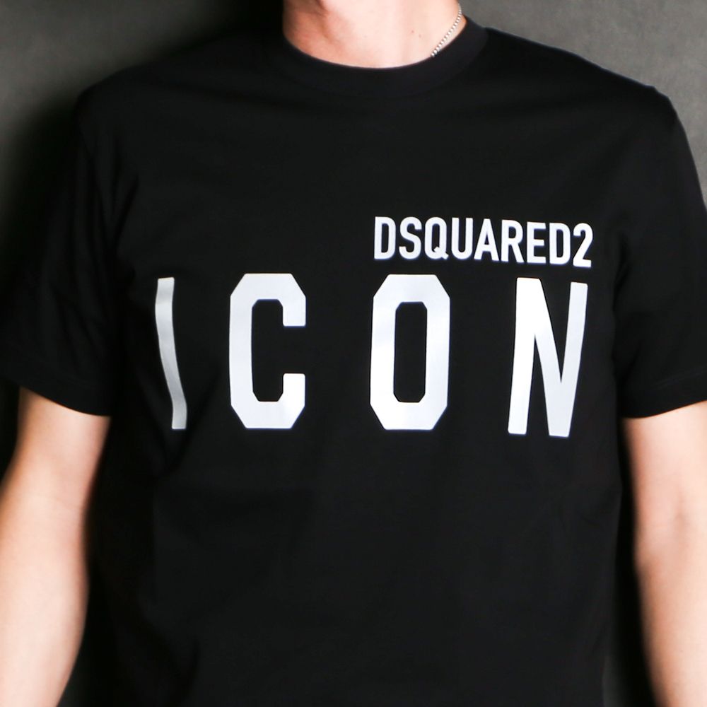 DSQUARED2 - ICON Reflex Tee / アイコン リフレクターロゴ Tシャツ