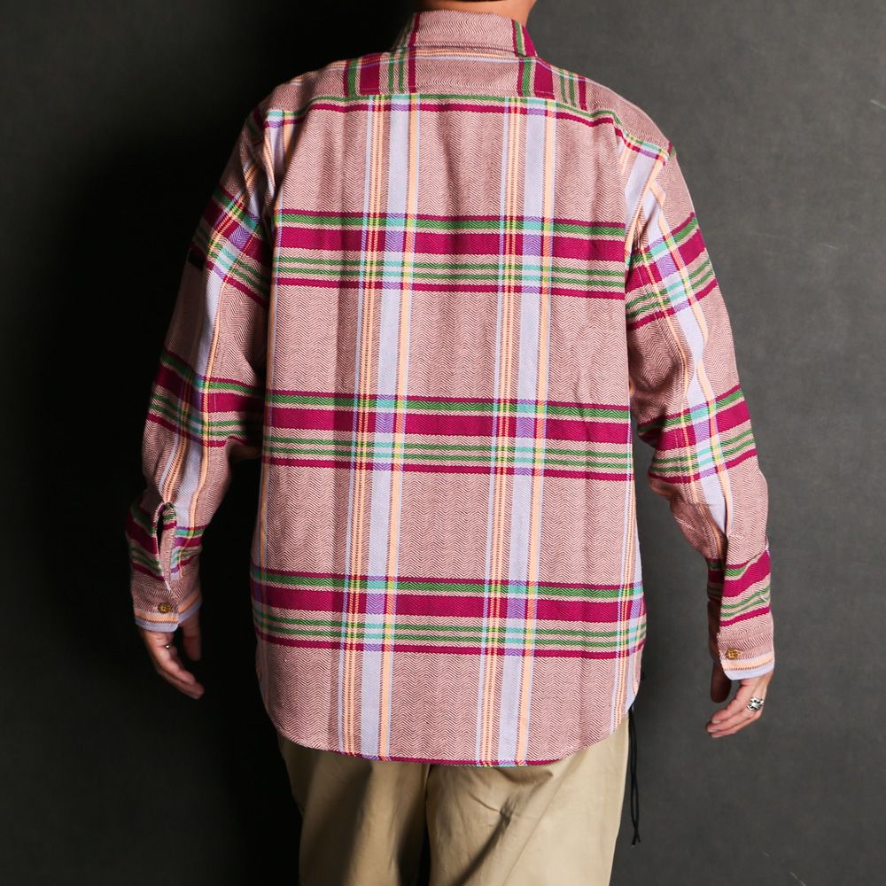 × BIG MAC / SHIRT - PINK CHECK / 2242-SH31-010 peg